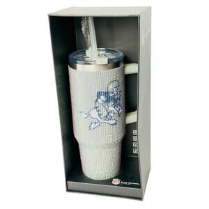 Dallas Cowboys Bling Colossal 46oz Tumbler –NFL Licensed, Stainless Steel. NWT